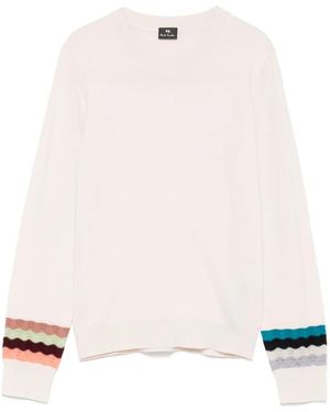 Paul Smith ジグザグスリーブ セーター - ピンク