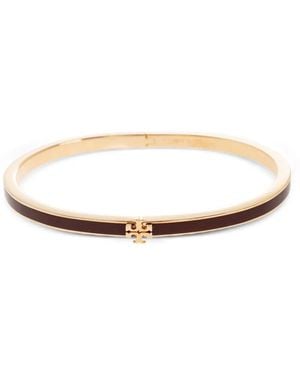 Tory Burch Icon Thin Enamel Bracelet - Natural