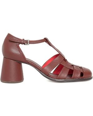 Sarah Chofakian Sandalias con tacón de 70 mm - Rosa