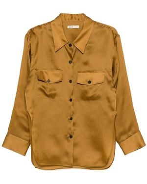 KHAITE Matteo Bluse - Gelb