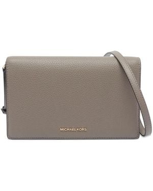 MICHAEL Michael Kors Medium Jet Set Cross Body Bag - Grey