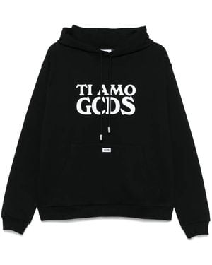 Gcds Ti Amo Hoodie - Black