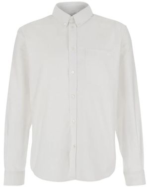 Maison Kitsuné Printofile Fox Regular Fit Shirt - White