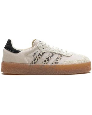 adidas Sambae "Leopard Off" Trainers - Natural
