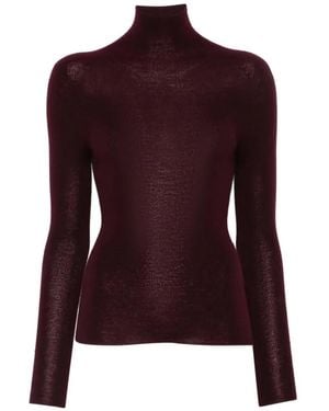 Bompard Long-Sleeves Jumper - Purple