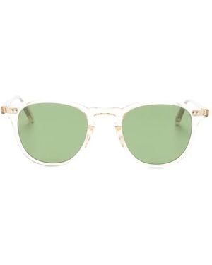 Garrett Leight Hampton Round-Frame Sunglasses - Green