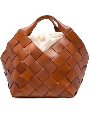 Dragon Diffusion Intreccio Hobo Backpack - Brown