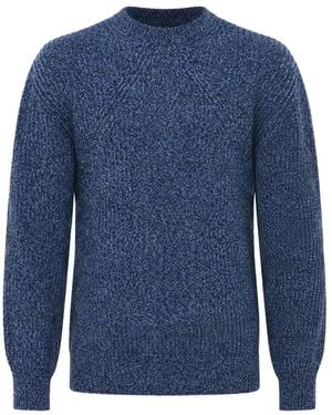 Paolo Pecora Crew-Neck Virgin Wool Jumper - Blue