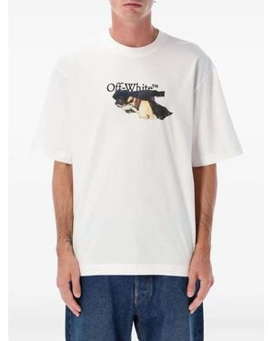 Off-White c/o Virgil Abloh プリント Tシャツ - ホワイト