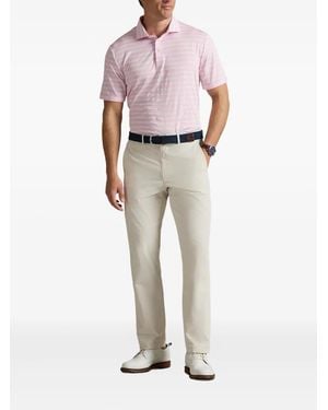 Ralph Lauren Elastic Waist Performance Trousers - Natural