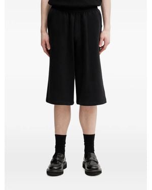 HELIOT EMIL Elasticated-Waistband Shorts - Black