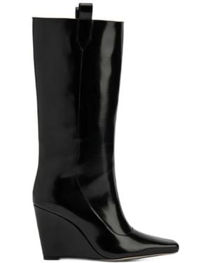 BY FAR Kniehohe Drama Stiefel - Schwarz