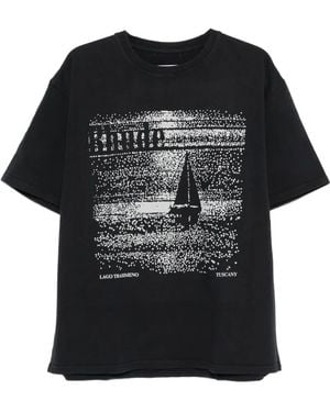 Rhude Lago Trasimeno Mini Tee - Black