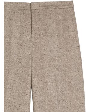 Vince Straight Trousers - Natural