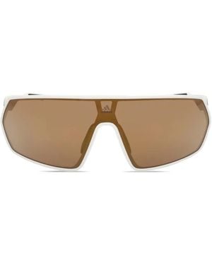 adidas Geometric-Frame Sunglasses - White