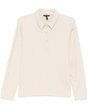 Eileen Fisher Polo Con Cierre Con Botones - Blanco