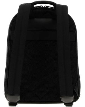 Montblanc Printed Leather Backpack - ブラック
