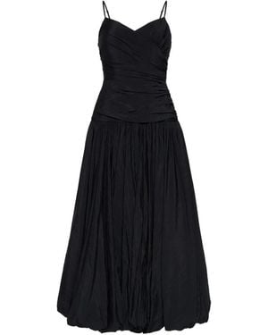 Cinq À Sept Fia Draped Dress - Black