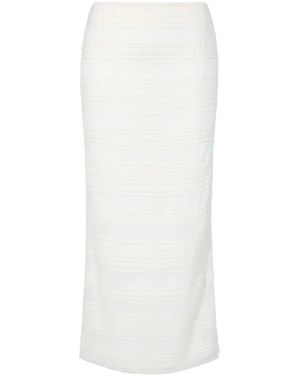 Proenza Schouler Gonna Elsa Lunga - Bianco