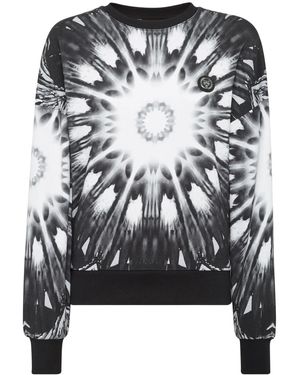 Philipp Plein プリント スウェットシャツ - ブラック