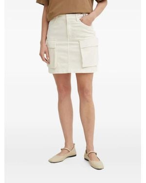 Gestuz Marligz Cargo-Pocket Mini Skirt - Natural