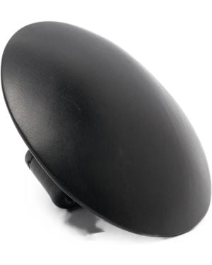 Monies Nara Circular Leather-Loop Rings - Black