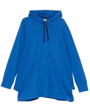 Comme des Garçons Asymmetric Oversized Hoodie - Blue