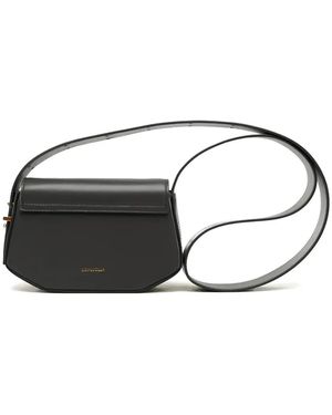 LIDIALUCILLA Leather Cross Body Bag - Black