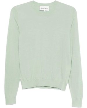 Bompard Round-Neck Jumper - Green