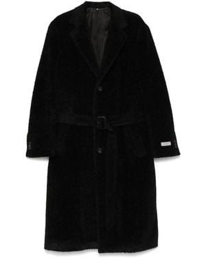 Canali Single-Breasted Coat - Black