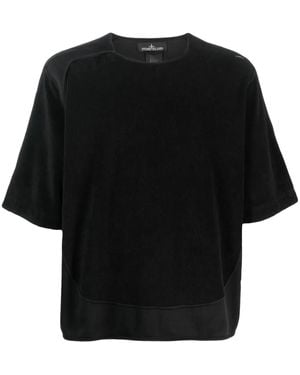 Stone Island Shadow Project テリークロス Tシャツ - ブラック