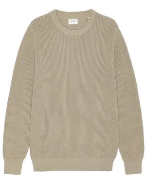 Les Deux Gerippter Strickpullover - Natur