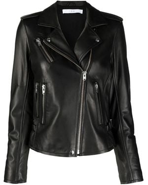 IRO Newhan Leather Jacket - Black