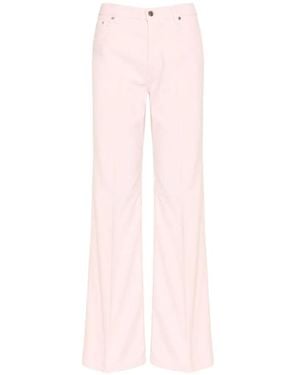 Haikure Clara Logo-Patch Jeans - Pink
