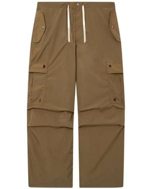 Palm Angels Palm Type Cargo Trousers - Green
