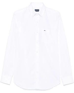 Paul & Shark Long-Sleeve Cotton Shirt - White
