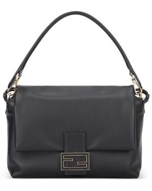 Fendi Mamma Baguette Schultertasche - Schwarz
