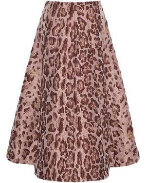 Cara Cara Gonna Mimosa Leopardata - Rosso