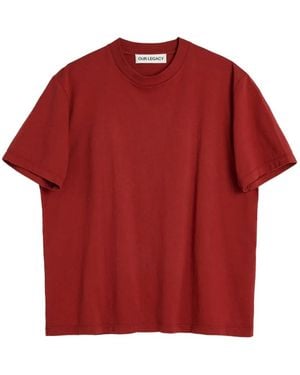 Our Legacy Box Crew-Neck T-Shirt - Red