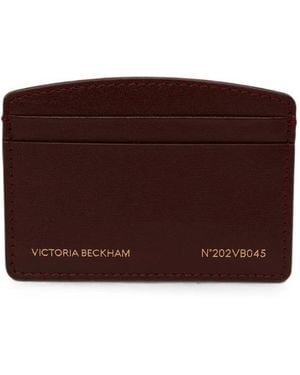 Victoria Beckham Victoria Leather Card Holder - Brown