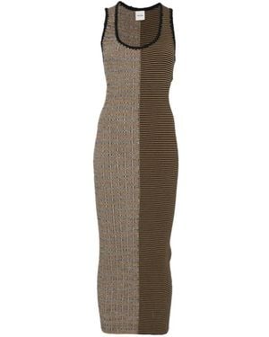 Nanushka Cut-Out Midi Dress - Natural