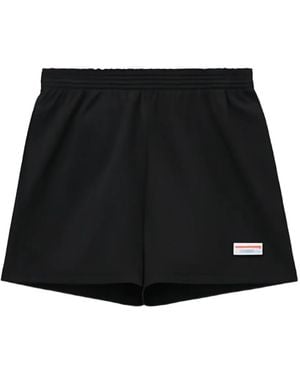 Alexander Wang Elasticated-Waistband Shorts - Black
