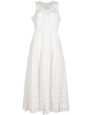 Doen Hortense Midi Dress - White