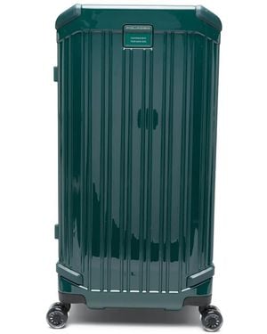 Piquadro Ridged Luggage - Green