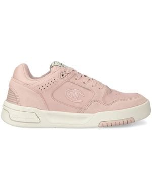 Champion Logo-Detail Perforated Sneakers - Pink