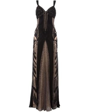 Temperley London Giselle Embroidered Maxi Dress - White