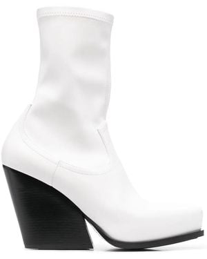 Stella McCartney Tella Mccartney Cowboy Ankle Boots - White