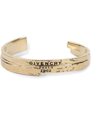 Givenchy Logo Cuff Bracelet - White