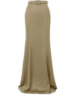 Il Volo Anais Belted Maxi Skirt - Green