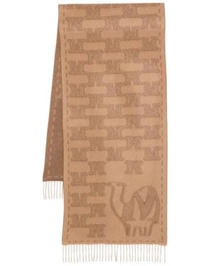 Max Mara Cashmere Scarf - Natural
